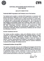 Quality Objectives