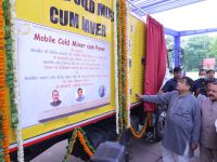 Inauguration of Patch Fill Machine for Pothole Repair and Mobile Cold Mixer cum Paver Machine